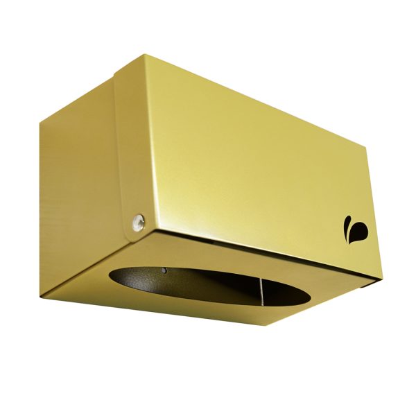 Mini Toalheiro Quadra Dourado